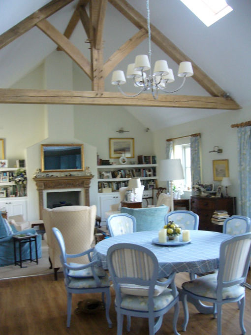 Living room at Folly Cottage